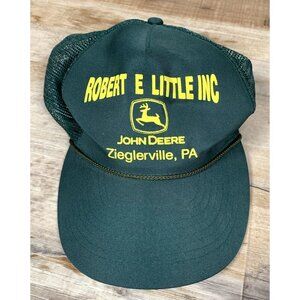 Robert E Little Inc John Deere Zieglerville PA John Deere Adjustable Trucker Hat
